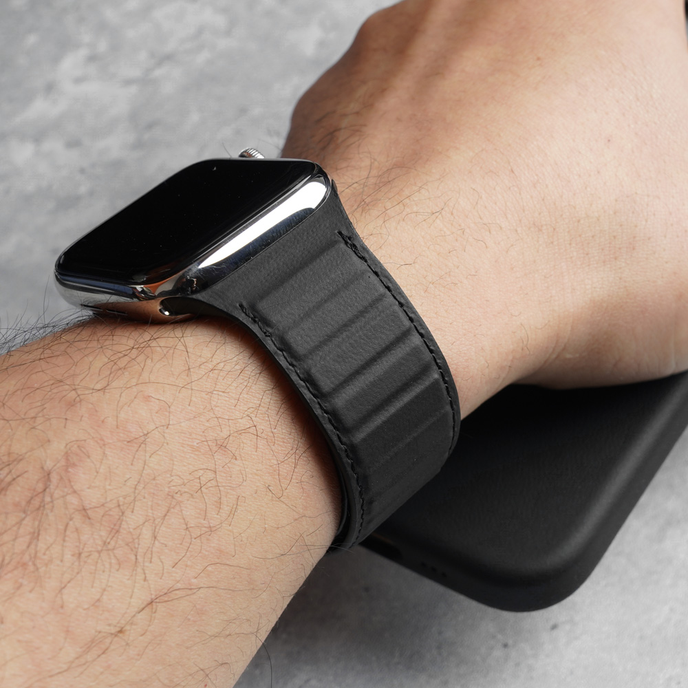 Magnetic Nappa Genuine Strap f - огляд і ціна Suede Strap Watch