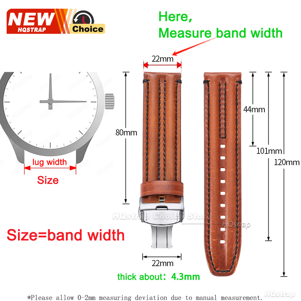 Butterfly Clasp Waterproof Men - огляд і ціна Leather Strap Quick Release
