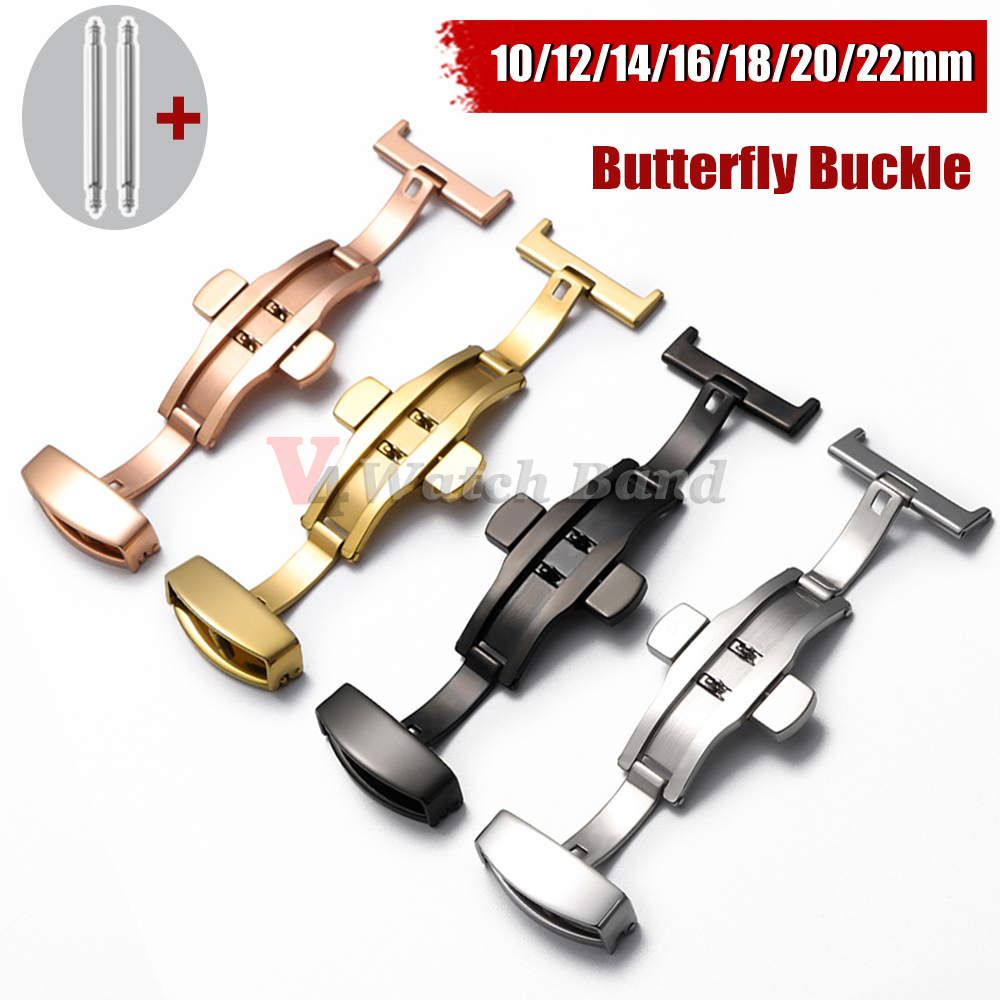 Stainless Steel Clasp Strap fo - огляд і ціна Butterfly Clasp Deployant