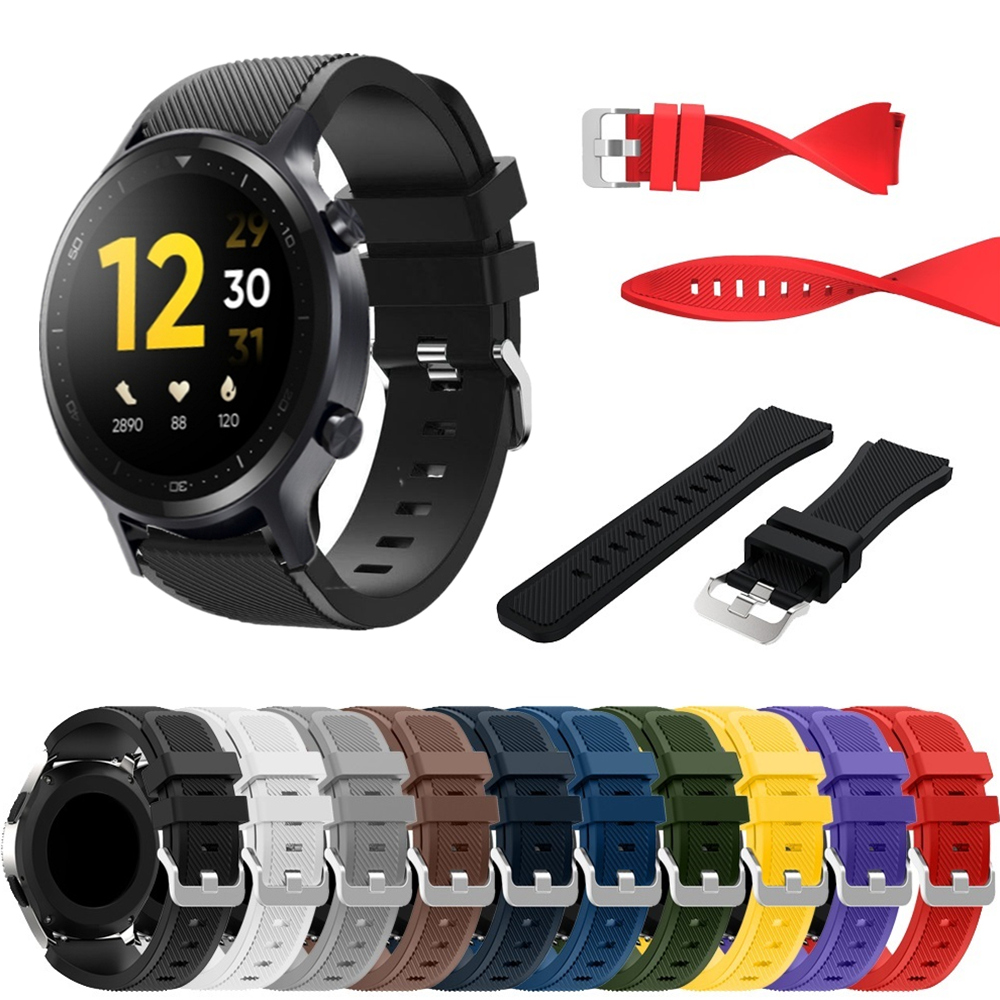 22mm Silicone Strap For Realme - огляд і ціна Silicone Watch Band 22Mm