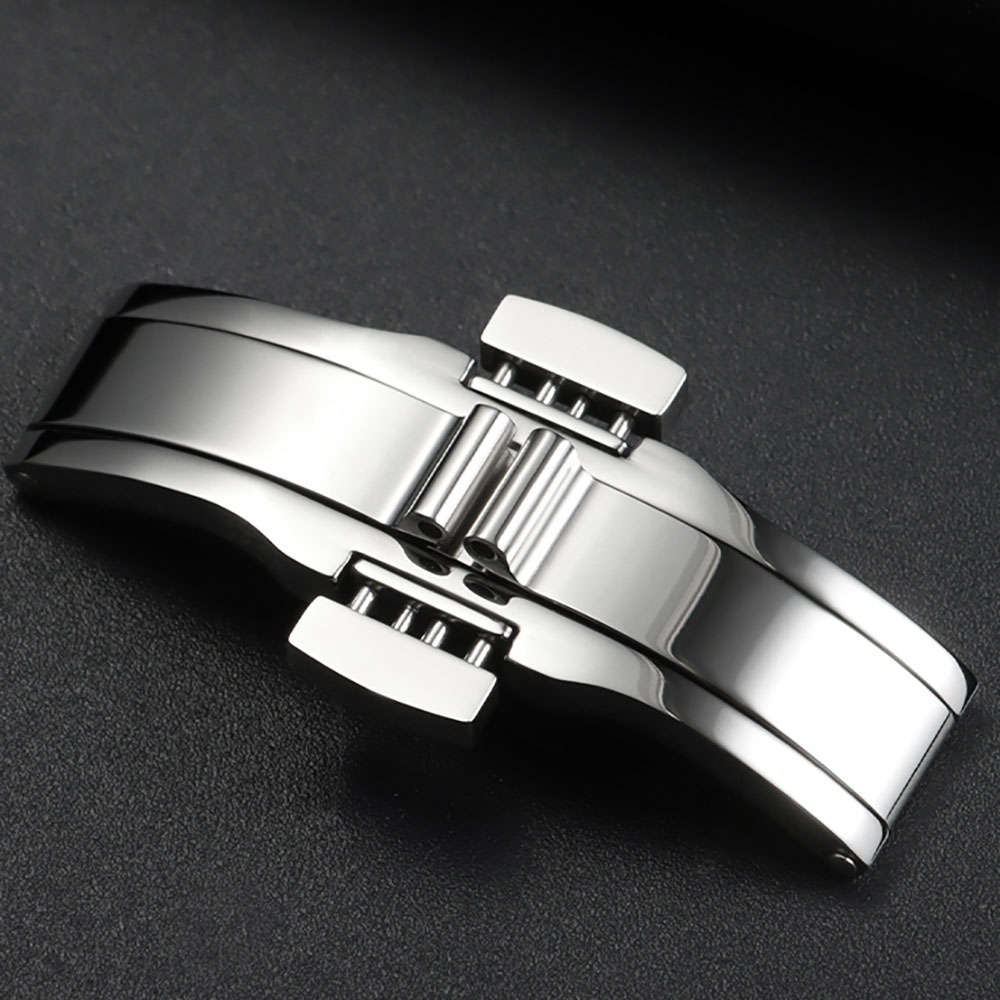 Silver Stainless Steel Butterf - огляд і ціна Butterfly Clasp Deployant
