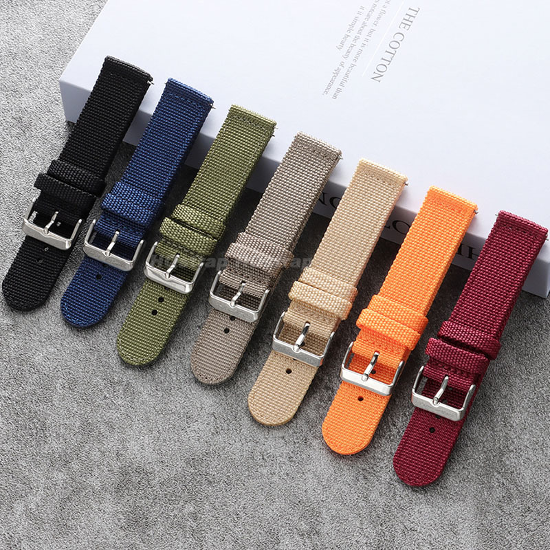 18mm 20mm 22mm 24mm Nylon Watc - огляд і ціна Canvas Strap Watch
