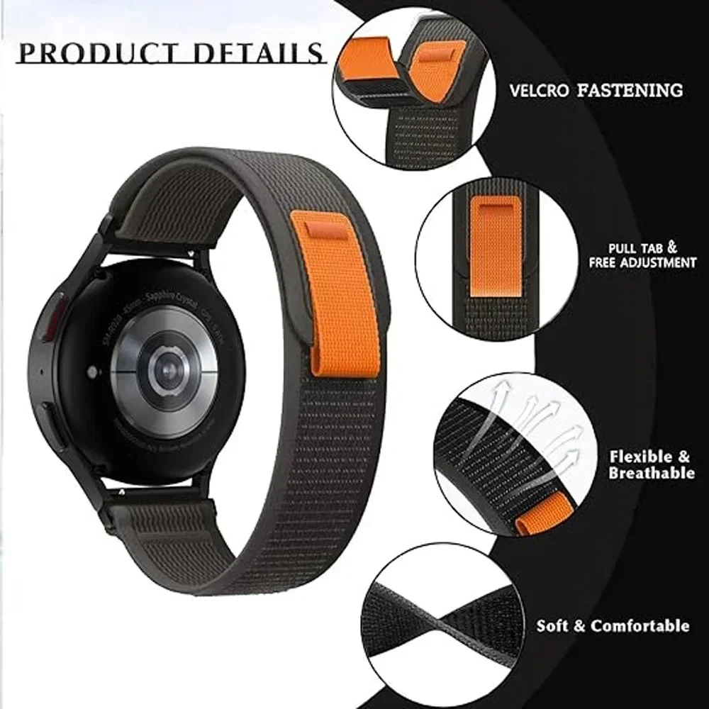 20/22mm Trail Loop Watchband F - огляд і ціна Sport Loop Velcro